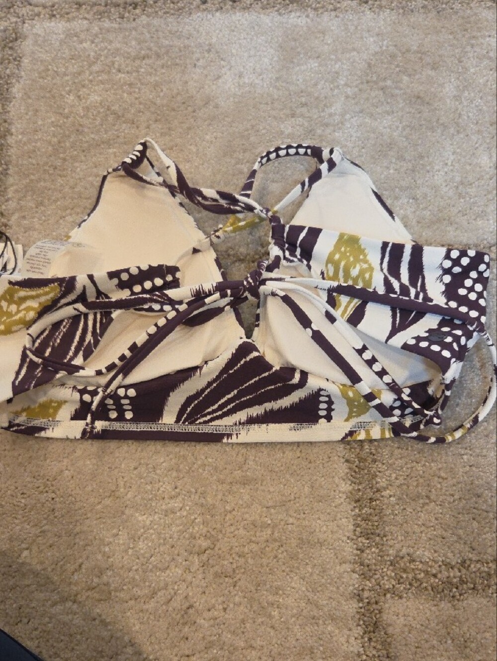 Calia Bikini Top In Color Primitive Pointillism - Picture 8 of 8